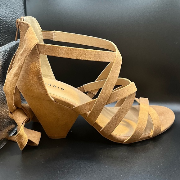 Torrid Brown Laceup Sandal - Picture 5 of 6